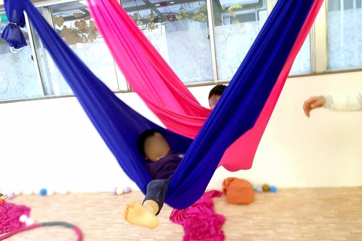 横向きハンモック