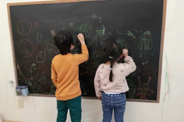 一緒にお絵描き