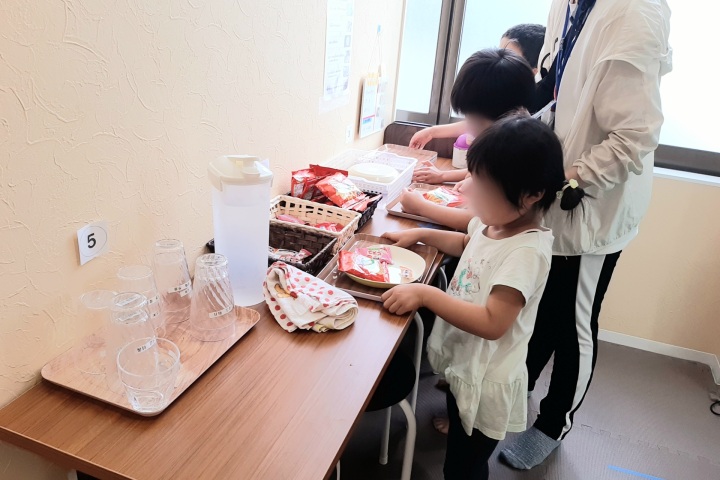 ironoha　おやつの様子
