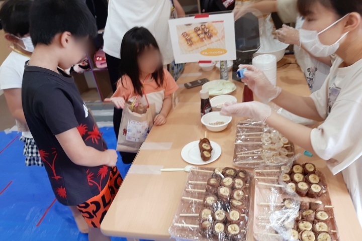 夏祭り　第二部 工作とおやつコーナー