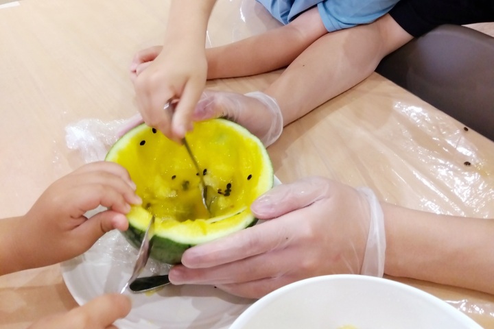 ironoha  フルーツポンチづくり