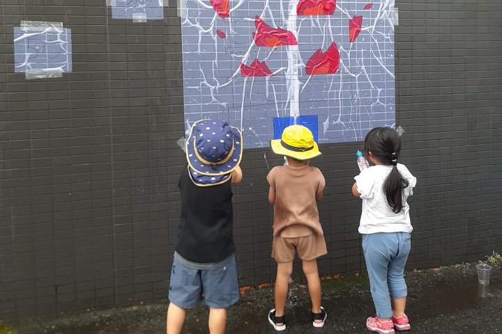 きのね  水あそび