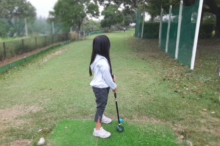 ironoha  カエルとパークゴルフ