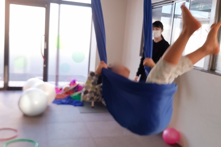 ハンモックでジェットコースター